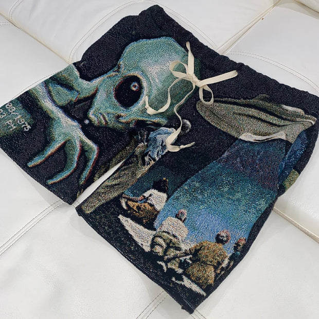 Alien Genesis Casual Streetwear Tapestry Shorts