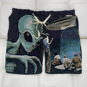 Alien Genesis Casual Streetwear Tapestry Shorts