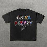 Chris Breezy Print Short Sleeve T-Shirt