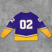 Fake Two No.02 Printed Long Sleeve Jersey