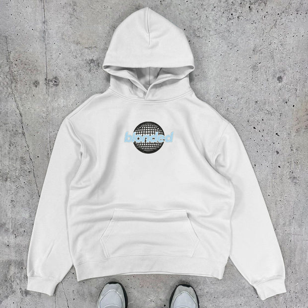 Blonded Earth Print Long Sleeve Hoodies