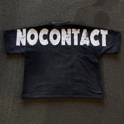 No Contact Print Short Sleeve T-Shirt