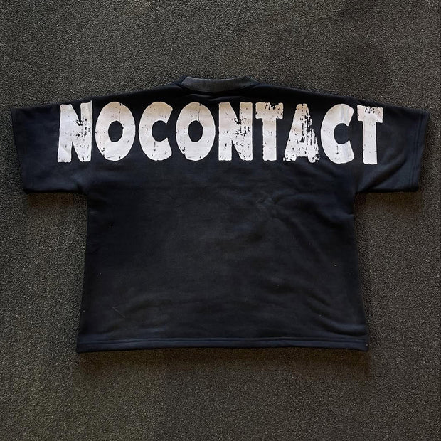 No Contact Print Short Sleeve T-Shirt