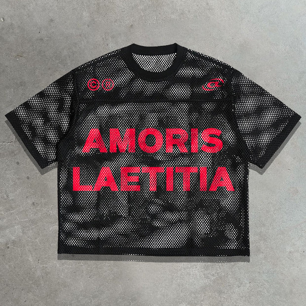 Amoris Laetitia Casual Street Mesh Jersey