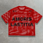 Amoris Laetitia Casual Street Mesh Jersey