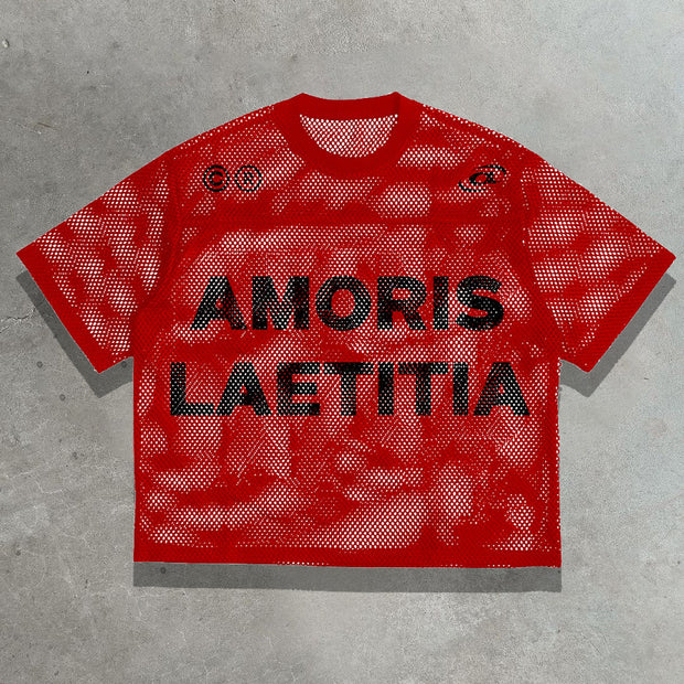 Amoris Laetitia Casual Street Mesh Jersey