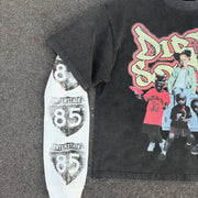 Hip-hop casual street fake two-piece long-sleeved T-shirt