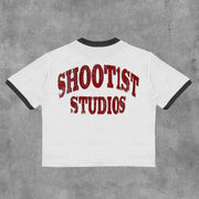 Casual Shootist Studio Print Short Sleeve T-Shirt