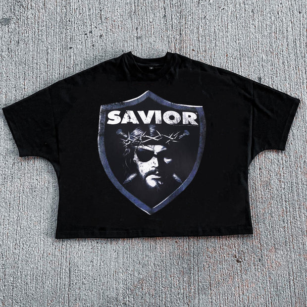 Satan Savior Casual Street T-shirt