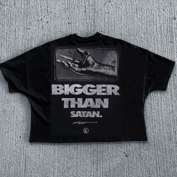Satan Savior Casual Street T-shirt