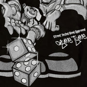 Crime Tyme Casual Street Wrestling Print T-Shirt