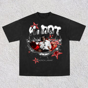 Hip Hop Jesus Casual Street Print T-Shirt
