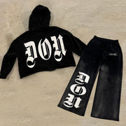 Stylish personalized printed hoodie set