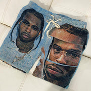 Hip Hop Rap Music Casual Street Tapestry Shorts