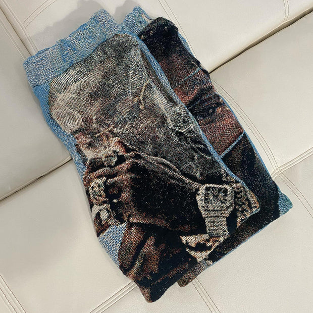 Hip Hop Rap Music Casual Street Tapestry Shorts