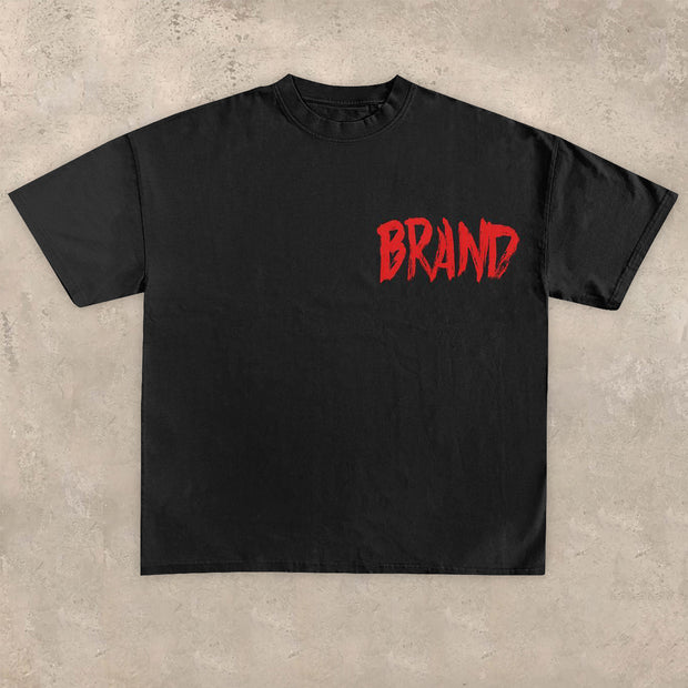 vintage skull print T-shirt