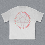 Eyeball Print Short Sleeve T-Shirt