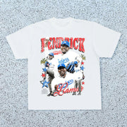 Trendy retro hip-hop short-sleeved T-shirt
