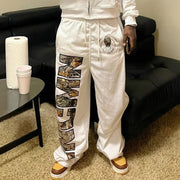 Uncmn Printed Pocket Sweatshirt Pants