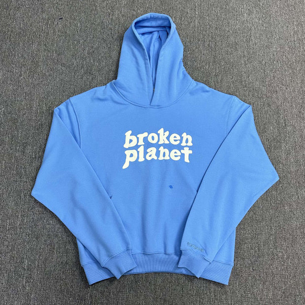 Broken Planet casual street print sporty two-piece suit