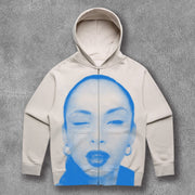 Fashion Musicians Print Long Sleeve Hoodies