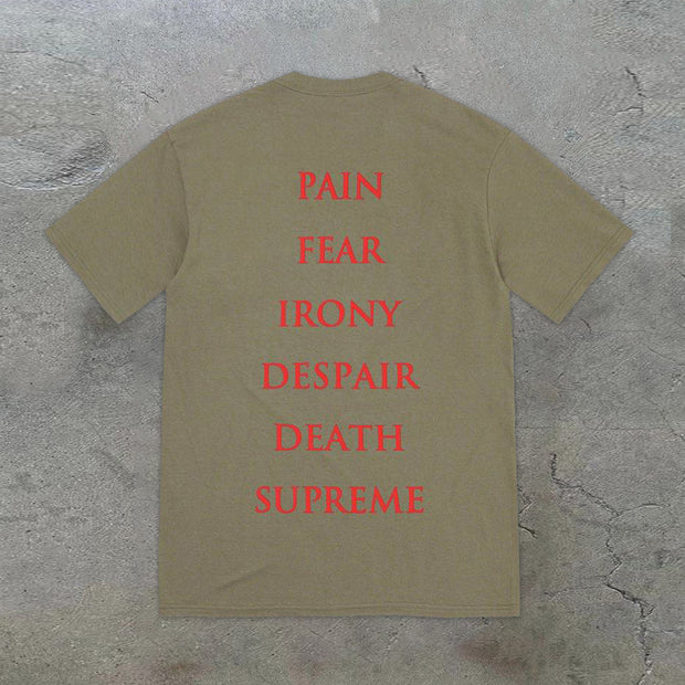 Street Style Hip Hop Fashion Short Sleeve T-Shirt