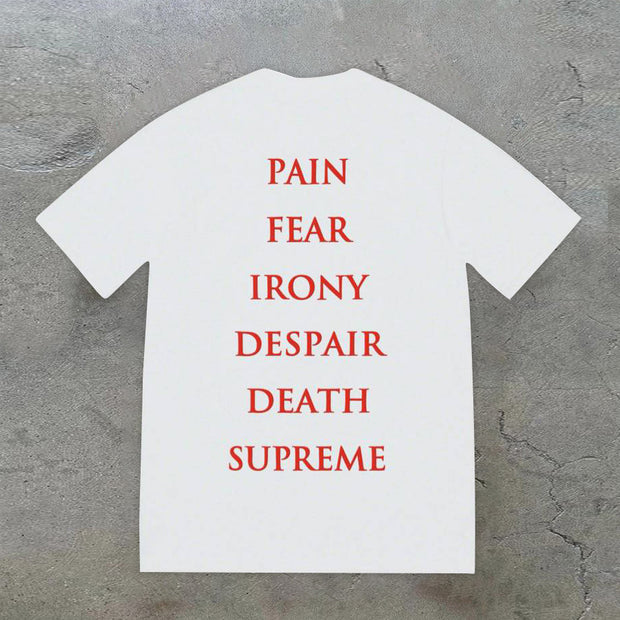 Street Style Hip Hop Fashion Short Sleeve T-Shirt