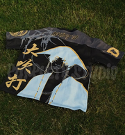 Fashionable anime print v-neck jersey