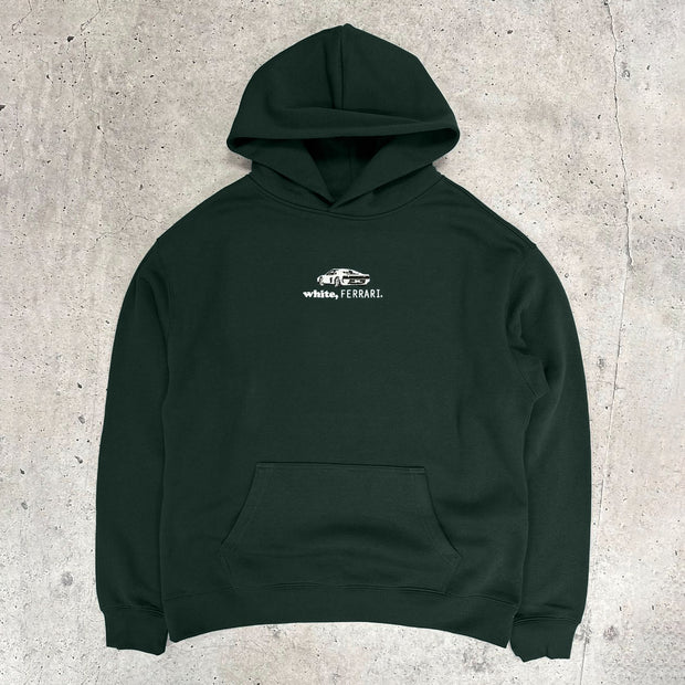 Car Letters Print Long Sleeve Hoodies