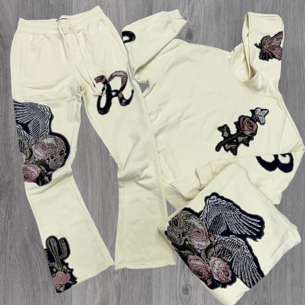 Vintage Rose Hoodie Set
