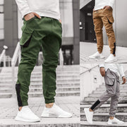 Three-dimensional pockets and leggings casual trousers