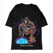 Personalized street style printed short-sleeved T-shirt men
