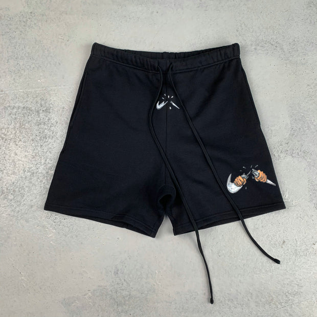 Street personality printed casual shorts