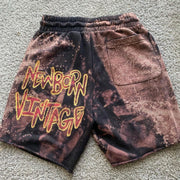 Graffiti casual personality street pattern shorts