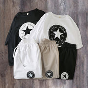Sports suit Hong Kong style loose short-sleeved t-shirt trendy shorts
