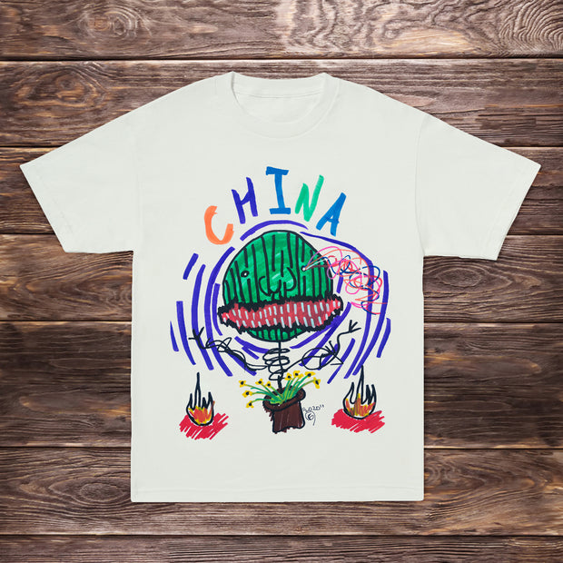 Personalized printed short-sleeved T-shirt