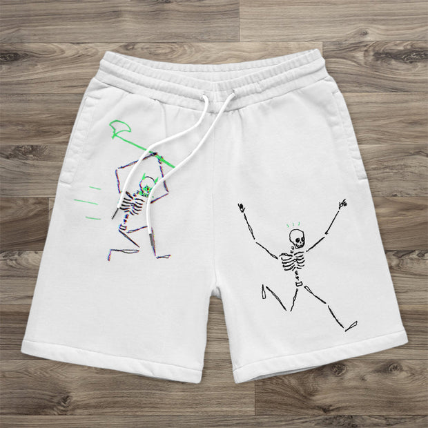 Fashion Retro Casual Loose Sports Shorts