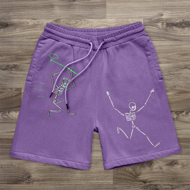 Fashion Retro Casual Loose Sports Shorts