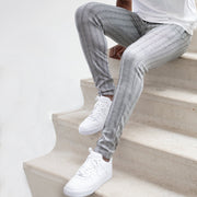 Men's fashion jacquard skinny trousers