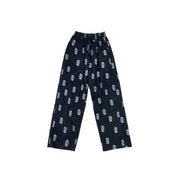Robbers hood full printed retro corduroy casual trousers