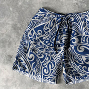 Polynesia Print 5 Inseam Shorts