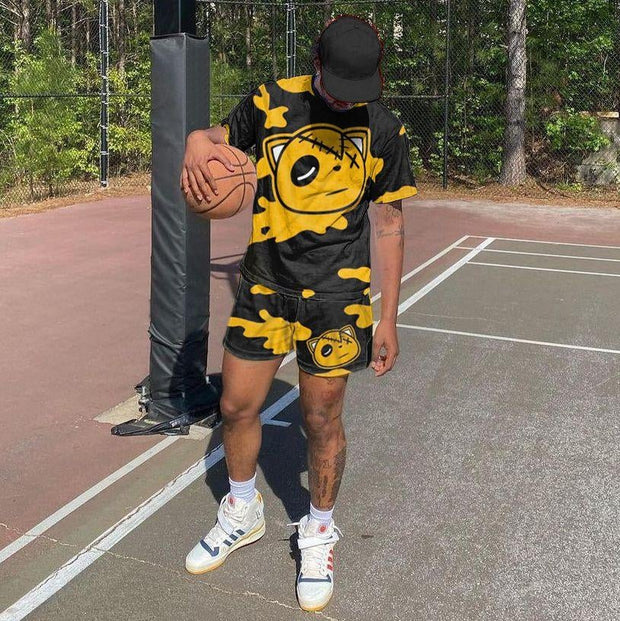 College wind leisure sports suit