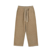 Corduroy straight loose wide leg pants trend