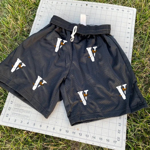 Personalized street print shorts