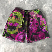 Skull Print 5 Inseam Shorts