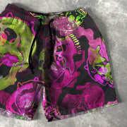 Skull Print 5 Inseam Shorts