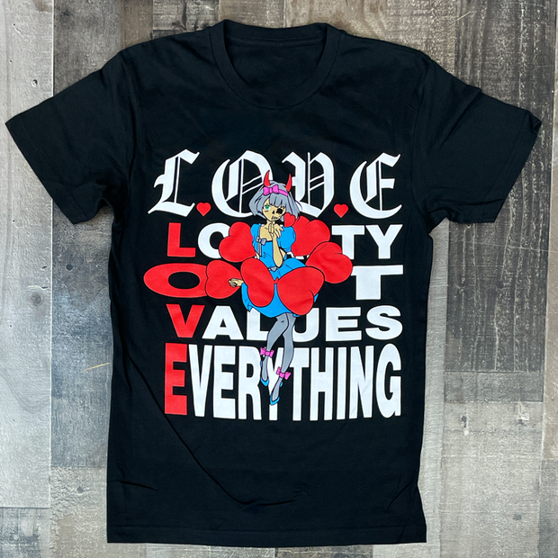 Anime print T-shirt