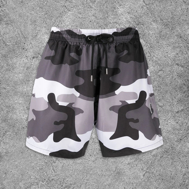 Street Camo Print Shorts