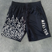 Casual Flame Retro Street Hip Hop Shorts