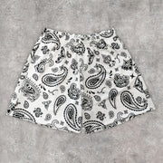 Fashion statement cashew nut flower sports shorts